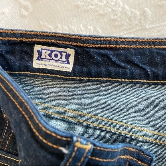 𝅺K.O.I. JUNO-SUPER SLIM WOMEN’S JEANS DARK BLUE COLOUR - Size 29 - Picture 8 of 16